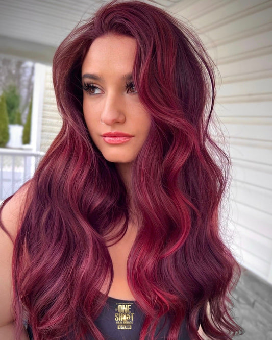 15 Glam Dark Burgundy Hair Color Moments