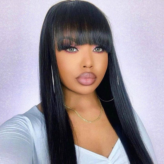 10 Effortless Straight Hairstyles & Bangs