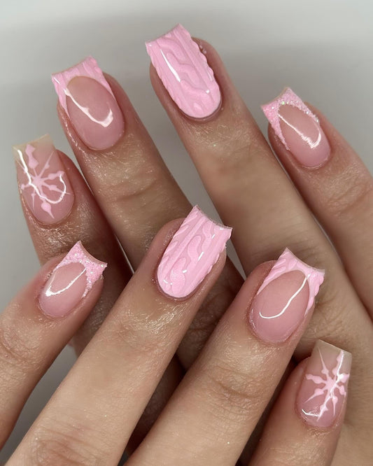 Classy Baby Pink Nail Designs