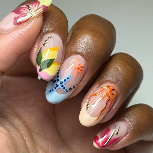 15 Eye-Catching Tropical Nail Ideas to Copy