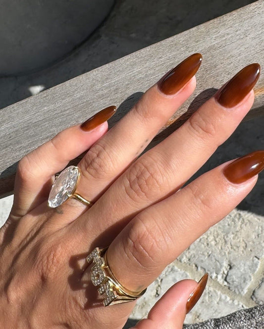 15 Browning Nail Ideas for a Sleek Finish