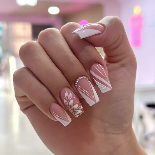 15 Elegant White Tip Nail Designs to Copy