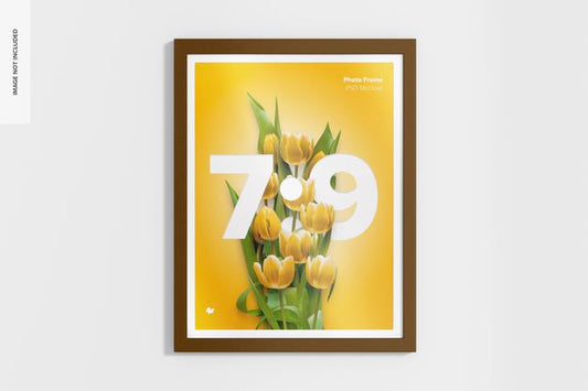 Free 7:9 Photo Frame Mockup Psd
