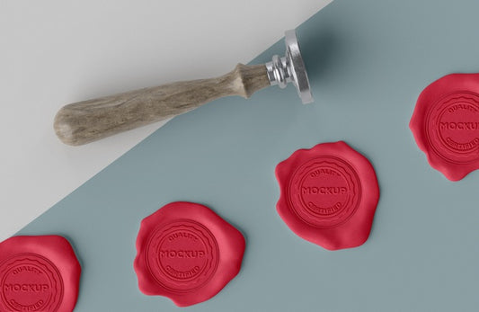Free Assortment Of Mock-Up Seal For Envelope Psd
