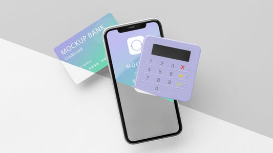 Free Composition With Smart Payment App Mock-Up Psd