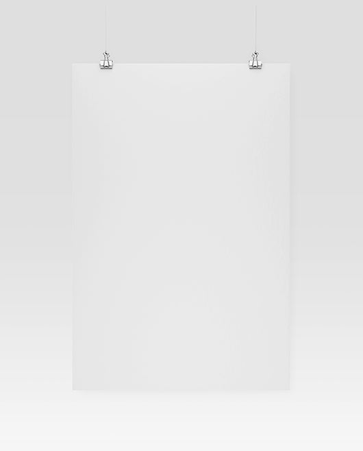 Free Hanging Poster Mockup