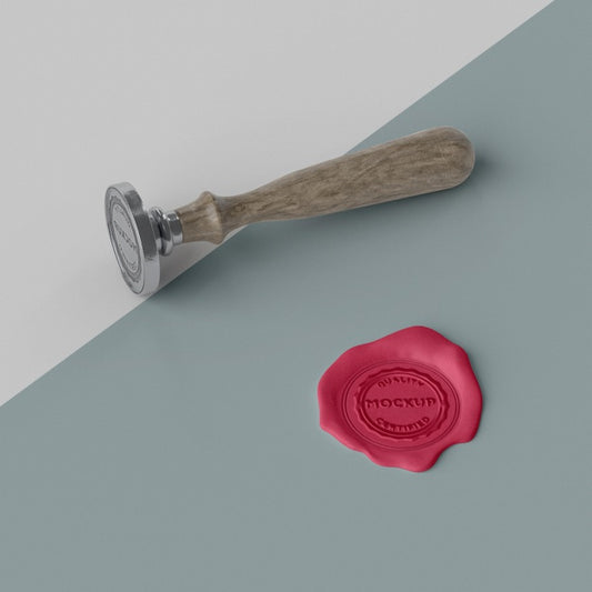 Free Mock-Up Seal For Envelope Assortment Psd
