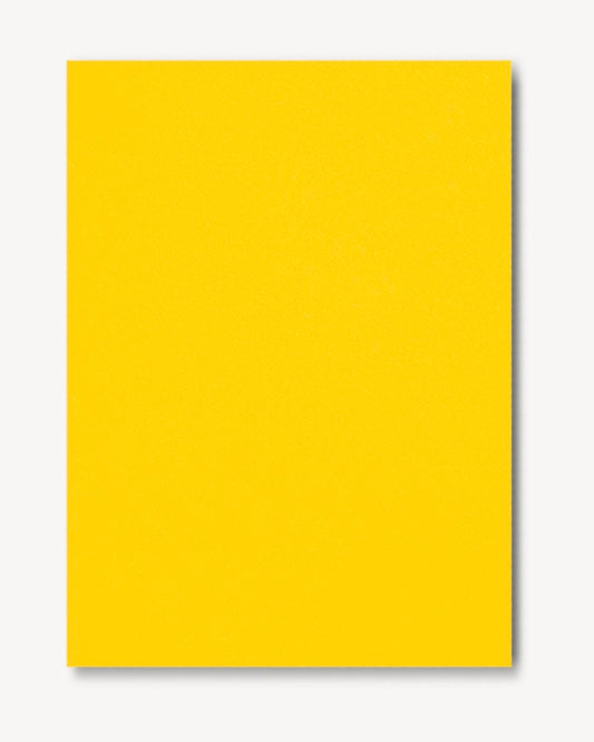 Free Poster Mockup, Realistic Yellow Paper Psd