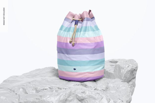 Free Solid Canvas Hamper Mockup Psd