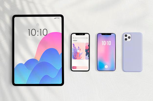 Free Tablet And Phone Screen Mockup Digital Device Psd