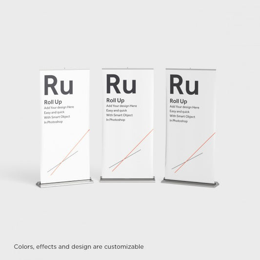Free Three Roll Ups Presentation Psd