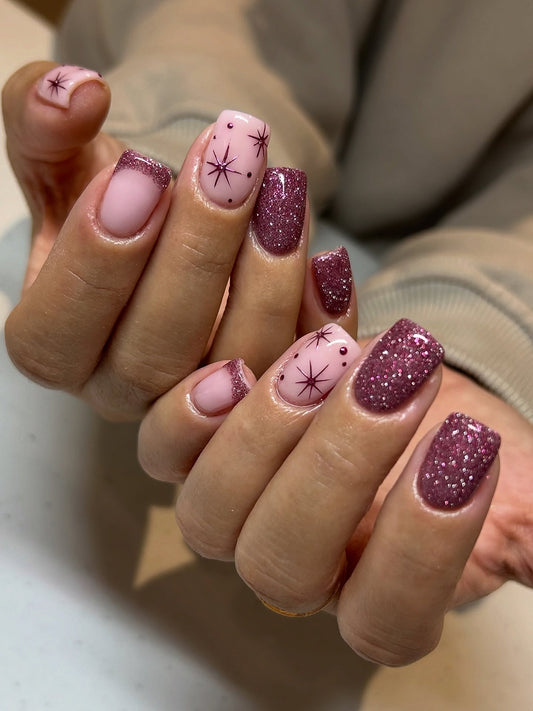 15 Bold Purple Glitter Nail Ideas 2026