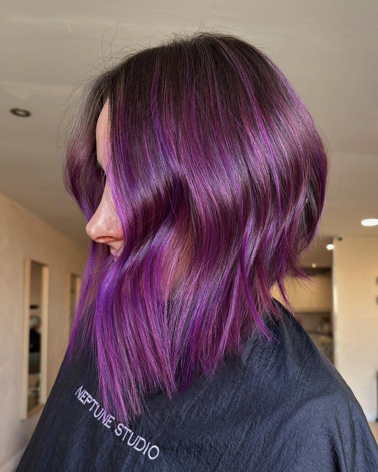 15 Elegant Purple Hair Color Waves