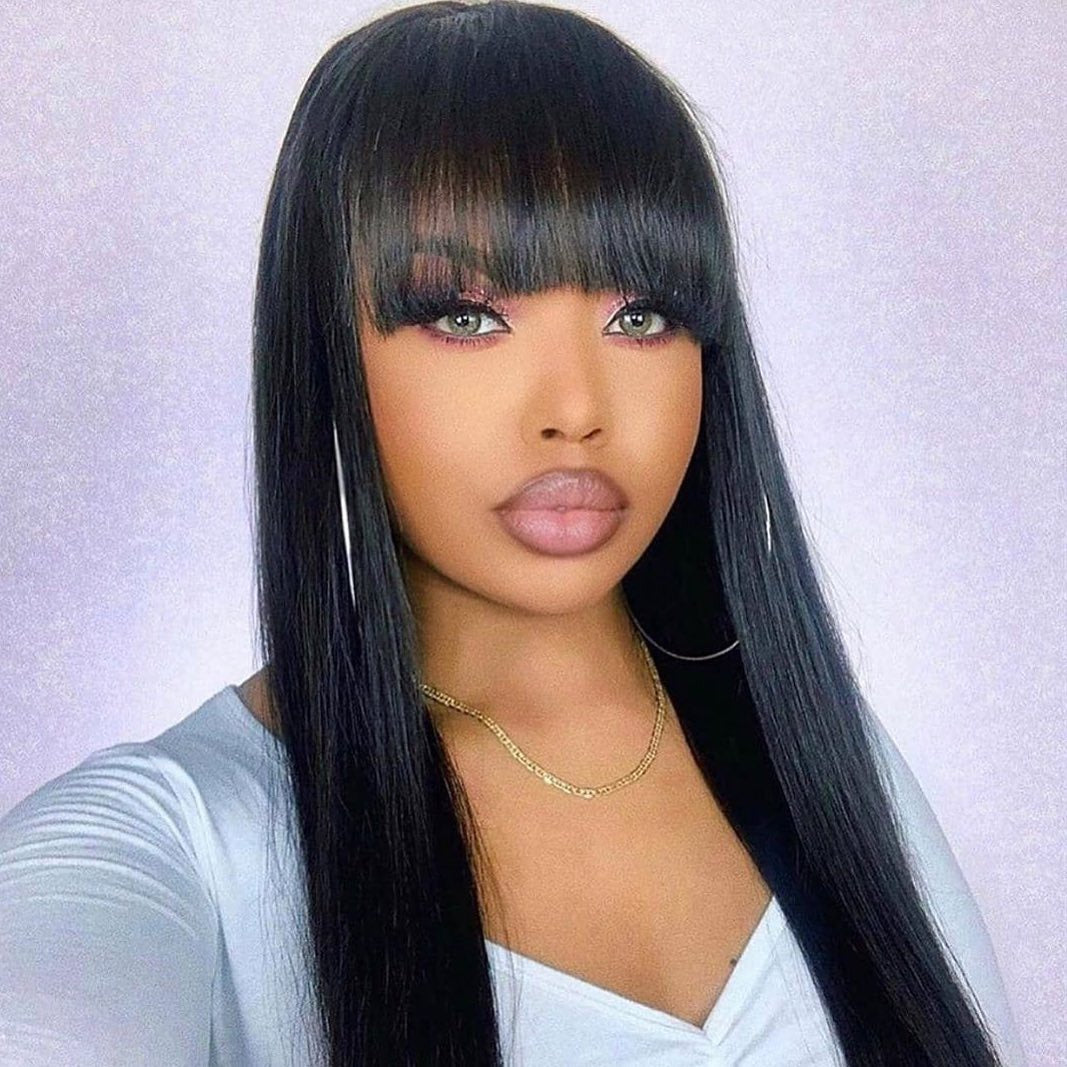10 Effortless Straight Hairstyles & Bangs
