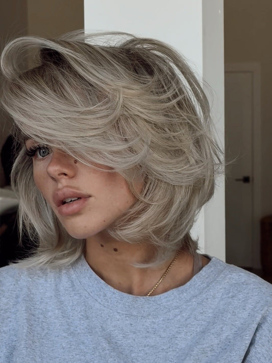 15 Short Layered Haircuts with Bangs with Modern Edge