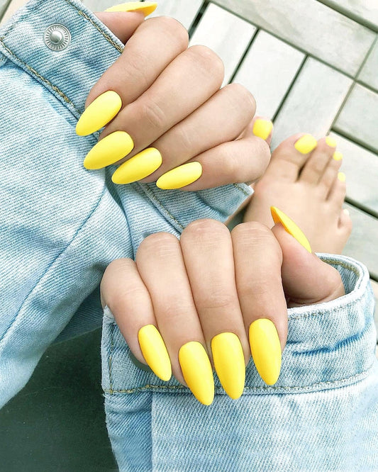 15 Aesthetic Yellow Nail Ideas for Your Next Set