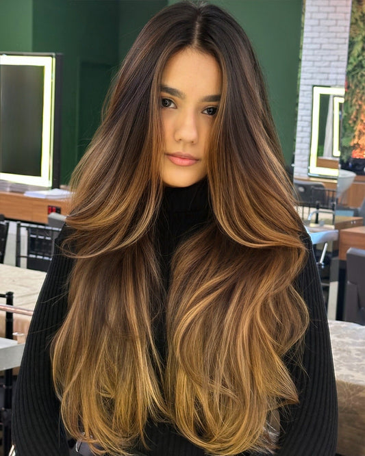 15. Medium Brown Hair with Highlights Makeover