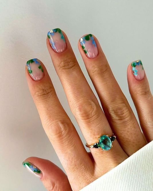 15 Chic Summer Teal Nail Ideas for 2025