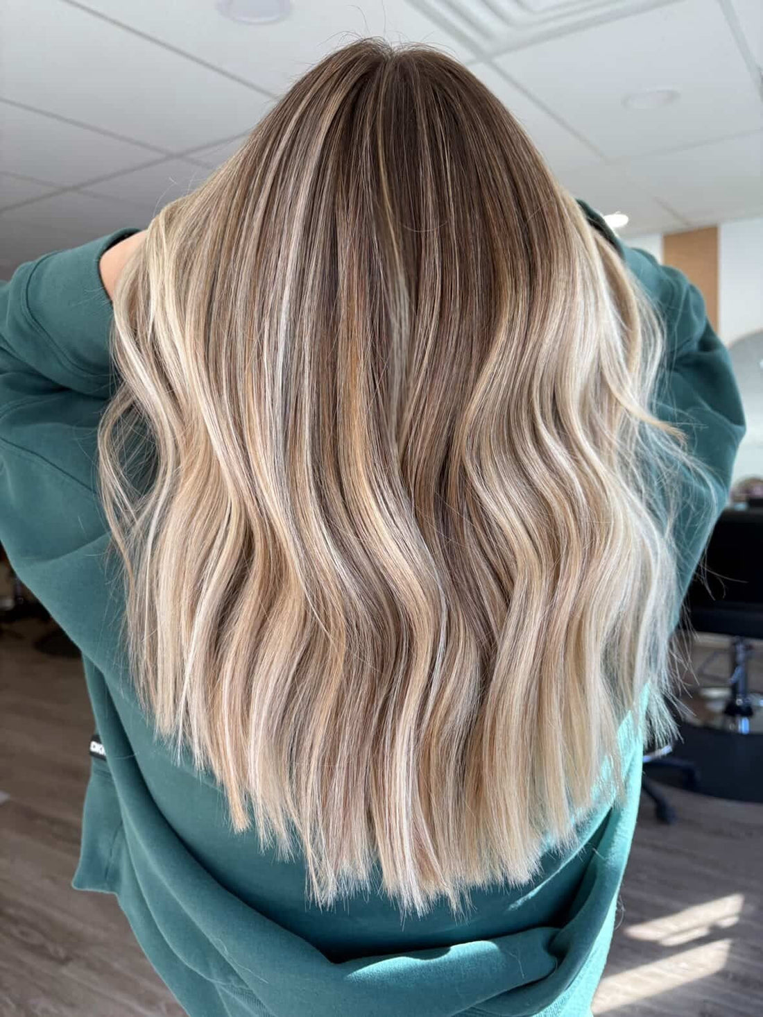 15 Soft Blonde Hair with Lowlights