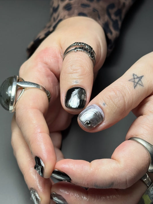15 Black Chrome Nail Ideas Dominating 2026 Trends