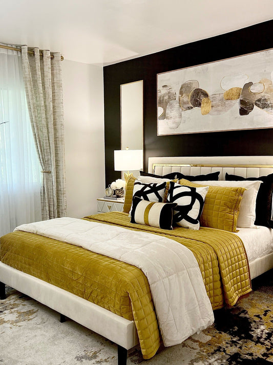 15 Glam Black and Gold Bedroom Ideas 2026