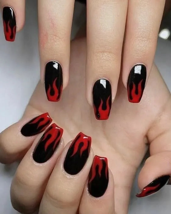 15 Fresh Fire Nail Ideas That Scream Confidence