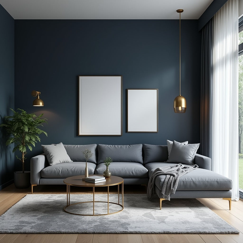15 Fresh Navy Blue Gray Living Room Ideas 2026