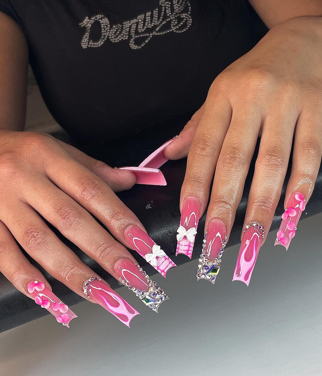 15 Pink and Silver Nail Ideas with Stunning Style