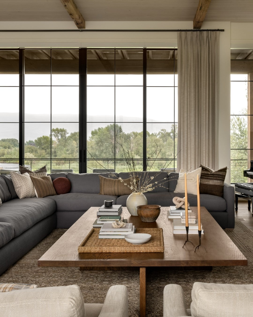 15 Minimalist Dark Grey Sofa Living Room Ideas for 2025