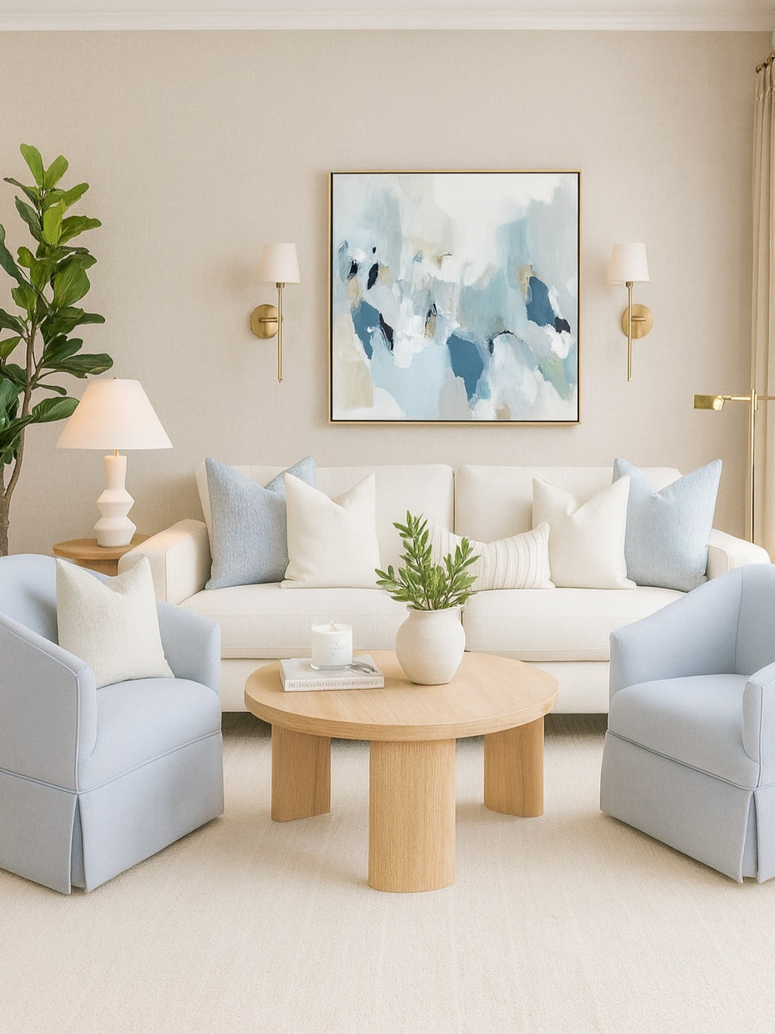15 Light Blue Couch Living Room Ideas to Refresh Your Home