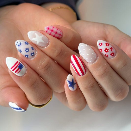 15 Red, White & Blue July 4th Nail Ideas