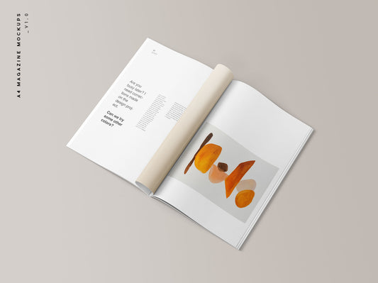 Free 16 A4 Magazine Mockups