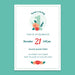 Free 1St Birthday Invitation Mockup Psd