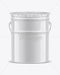 Free 20L Tin Paint Bucket Mockup For