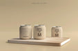 Free 250Ml Stubby Soda Or Beer Can Mockup Psd