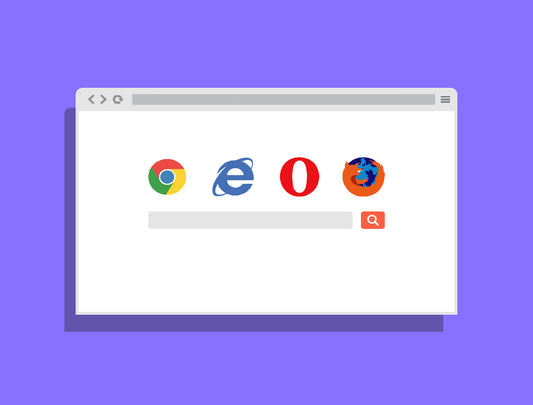 Free 2D Flat Browser Mockup