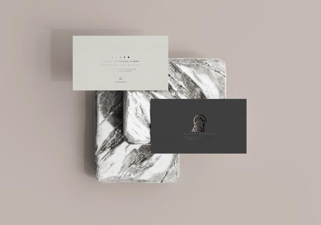Free 3.5X2 Business Card Mockup Psd