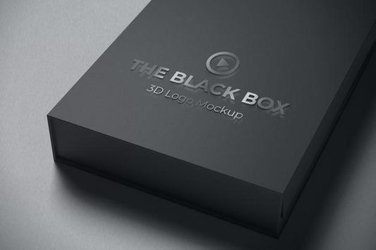 Free 3D Logo Mockup On The Box Psd