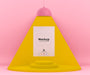 Free 3D Pink And Yellow Environment With A Lamp Lighting Up A Mockup Paper Sheet And Editable Color Psd