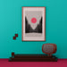 Free 3D Retro Frame Mockup Psd