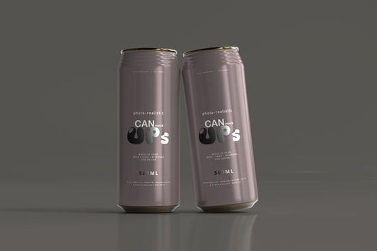 Free 500Ml Sleek Soda Can Mockup Psd