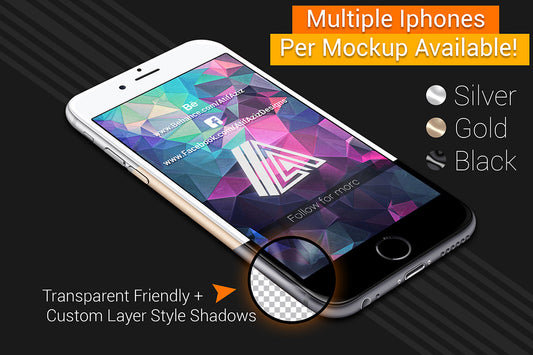 Free 7 Psd Iphone Mockups