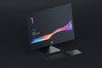 Free 8 Black Matte Devices Mockups