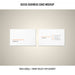 Free 85X55 Business Card Mockup Psd