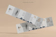 Free A4 Size Six Fold Brochure Mockup Psd