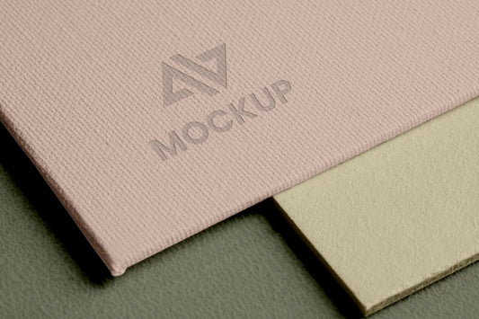 Free Abstract Business Mock-Up Logo Psd