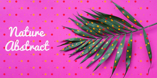 Free Abstract Drawing On Plant Leaves Psd