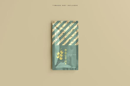 Free Aluminum Foil Sachet Mockup Psd