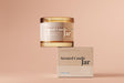 Free Amber Glass Candle And Box Mockup Psd