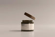 Free Amber Glass Cosmetic Jar Mockup Psd